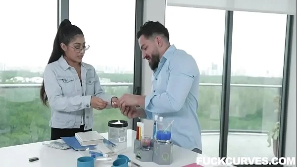 Penetrating A Chemistry Cutie Binky Beaz